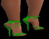 LV green heels