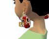 (CS)redskins earrings