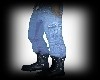 ;7; blue jeans/boots