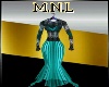 RLL TEAL GOWN