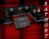 New Black/silver Couch