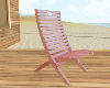 Pink beach chair