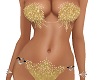Gold Bikini Sexy Sparkle