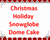 Holiday Snowglobe Cake