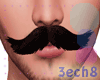 3d Black Mustache 2