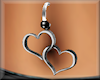 Gothic Hearts Belly Ring