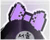 서울 Lilac Pixel Bow. 