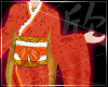 Red floral kimono