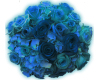Big BLUE Bouquet -ROSES!