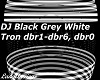 DJ Black Grey White Tron