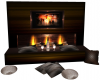 Choco Cuddle Fireplace