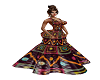 African Print Gown
