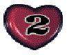[2] in a heart animated