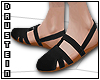 d| CLemaire Blck Sandals