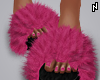 N. Fuzzy Slippers Pink