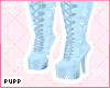 𝓟. Blue Paw Boots