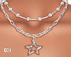 E. Silver Star Necklace