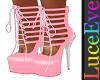 Pink Kavya Boot Heels