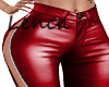 Leather red pants RLL
