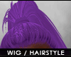 ! Mowalola . purple wig