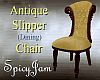 Antq Slipper Chair Tan
