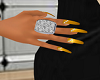 OPI Diamonds~Gold Nails