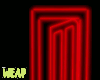 W| Neon Red Door