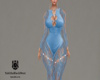 Sexy Blue Body Suit