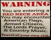 warning rednecks