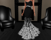 Feather Gown Silver