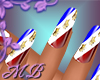 MB Patriotic Nails