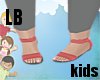 K| Kids Red Sandals