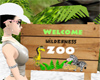 Cute Zoo sign board
