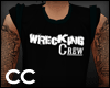 (C) WreckingTealBShirt