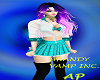 School girl Teal