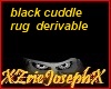black cuddle rug 