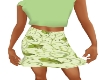 Floral Green Skirt