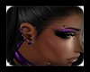 Earrings Purple
