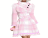 pink plaid peacoat