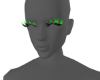 Green Tip Faux Lashes