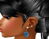 Blue Lips earrings