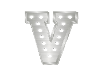Marquee Letter "V"