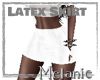 White Latex Skirt