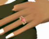 Red Diamond wedding ring