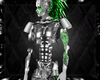 green cyborg suit M