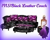 {NS}Black Leather Couch