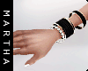 (2911) Bracelets Black