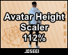 Avatar Height Scale 112%