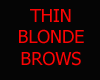[DS]THIN BLONDE BROWS