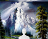 Mountain winter bg